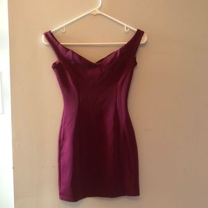 Burgundy Tobi Dress